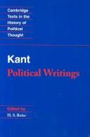 Cover of: Kant by Immanuel Kant
