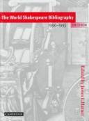 Cover of: The World Shakespeare Bibliography on CD-ROM, 19901993 CD-ROM by James L. Harner