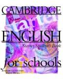 Cambridge English for schools. Starter tests