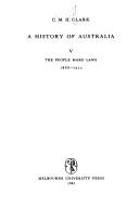 Cover of: A History of Australia: The People Make Laws 1888-1915 (History of Australia)