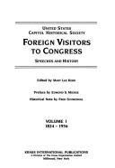 Cover of: Foreign visitors to Congress: speeches and history