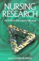 Nursing research : an ethical and legal appraisal