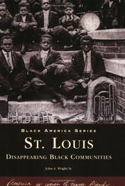 Cover of: St. Louis: Disappearing Black Communities   (MO)  (Black America Series)