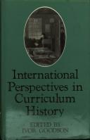 Cover of: International perspectives in curriculum history