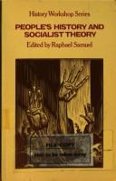 Cover of: People's history and socialist theory