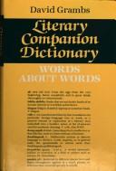 Cover of: Literary companion dictionary: words about words