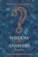 Cover of: Wisdom without answers: a brief introduction to philosophy