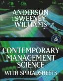 Cover of: Contemporary management science by David Ray Anderson