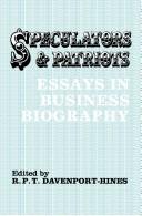 Speculators and patriots : essays in business biography