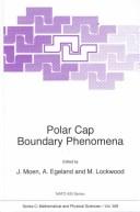 Polar cap boundary phenomena