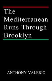 Cover of: The Mediterranean Runs Through Brooklyn by Anthony Valerio, Dwight York