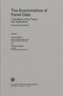 The econometrics of panel data : a handbook of the theory with applications