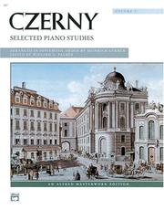 Cover of: Selected Piano Studies, Vol. 1 (Alfred Masterwork Edition) by 