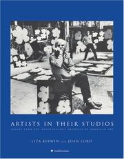 Cover of: Artists in Their Studios: Images from the Smithsonian's Archives of American Art