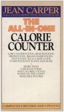Cover of: All-in-One Calorie Counter by Jean Carper