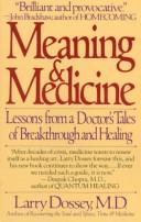 Cover of: Meaning and Medicine
