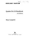 Quattro Pro 3.0 handbook