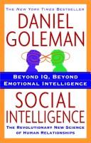 Cover of: Social Intelligence: The New Science of Human Relationships