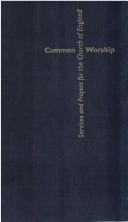Cover of: Common Worship Pastoral Services (Common Worship)