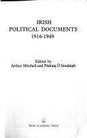 Cover of: Irish political documents: 1916-1949