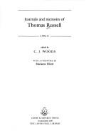 Cover of: Journals and Memoirs of Thomas Russell (History)