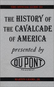 Cover of: The history of the Cavalcade of America