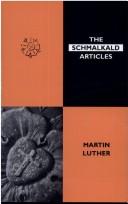 Cover of: The Schmalkald articles