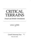 Critical Terrains by Lisa Lowe