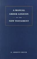 Cover of: A Manual Greek Lexicon of the New Testatment