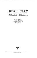 Joyce Cary : a descriptive bibliography