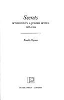 Secrets : boyhood in a Jewish hotel 1932-1954