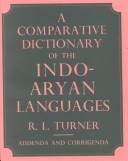 Cover of: A comparative dictionary of the Indo-Aryan languages: addenda and corrigenda