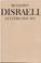 Cover of: Benjamin Disraeli Letters