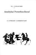 Cover of: Aeschylus "Prometheus Bound": A Literary Commentary (Canadian University Paperbooks)