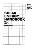 Cover of: Solar energy handbook