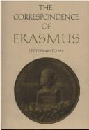 Cover of: The Correspondence of Erasmus