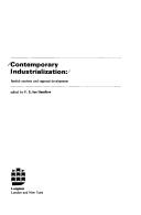 Cover of: Contemporary industrialization: Spatial analysis and regional development
