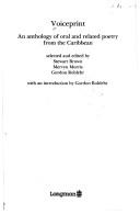 Voiceprint : an anthology of oral and related poetry from the Caribbean