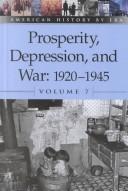 Cover of: Prosperity, depression, and war, 1920-1945