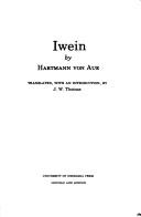 Cover of: Iwein by Hartmann von Aue, Hartmann von Aue
