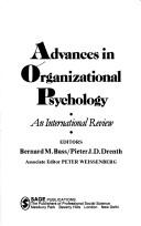 Advances in organizational psychology : an international review