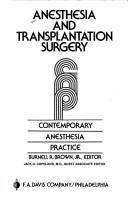 Anesthesia and transplantation surgery