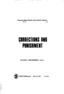Cover of: Corrections Punishment (SAGE Criminal Justice System Annuals)