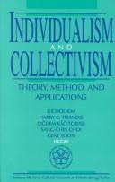 Cover of: Individualism and collectivism by Uichol Kim ... [et al.], editors.