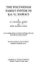 Cover of: The Polynesian family system in Ka-'U, Hawai'i by Edward Smith Craighill Handy