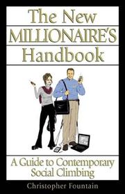 Cover of: The new millionaire's handbook: a guide to contemporary social climbing