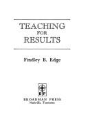 Cover of: Teaching for Results