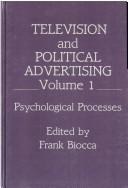 Cover of: Television and political advertising