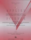 Cover of: Conditions for Optimal Development in Adolescence: An Experiential Approach: A Special Issue of Applied Developmental Science