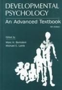 Cover of: Developmental psychology: an advanced textbook